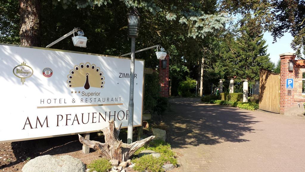Quakenbrück Hotel Restaurant Am Pfauenhof מראה חיצוני תמונה